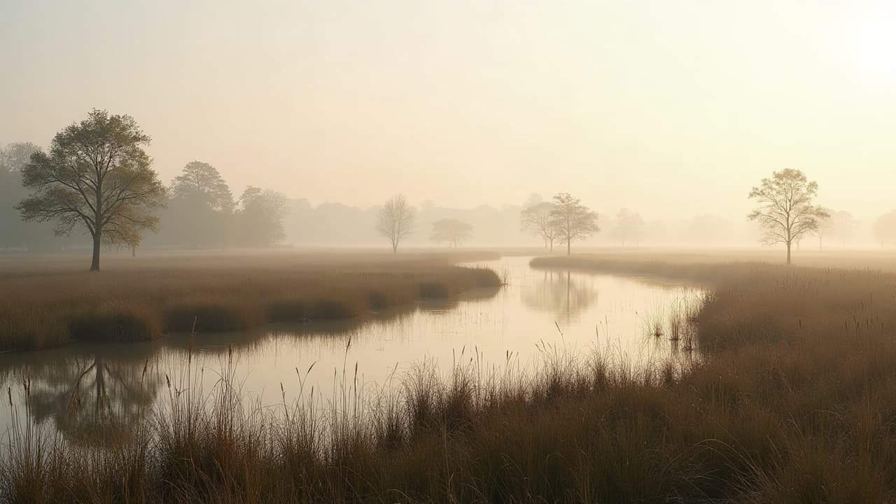 Prairies humides de l'estuaire à Montoir-de-Bretagne, en bordure du marais de Brière